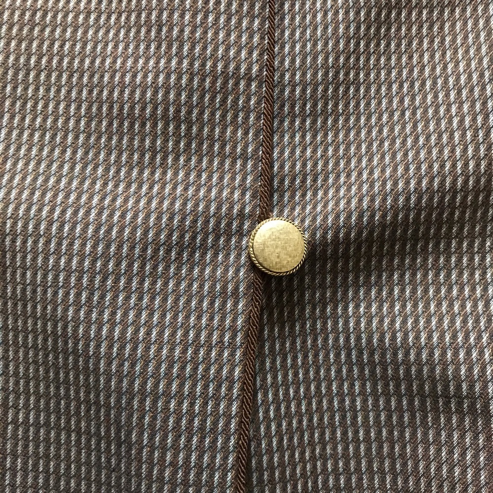 Pendleton Vintage Wool One Button Blazer Grey - image 3